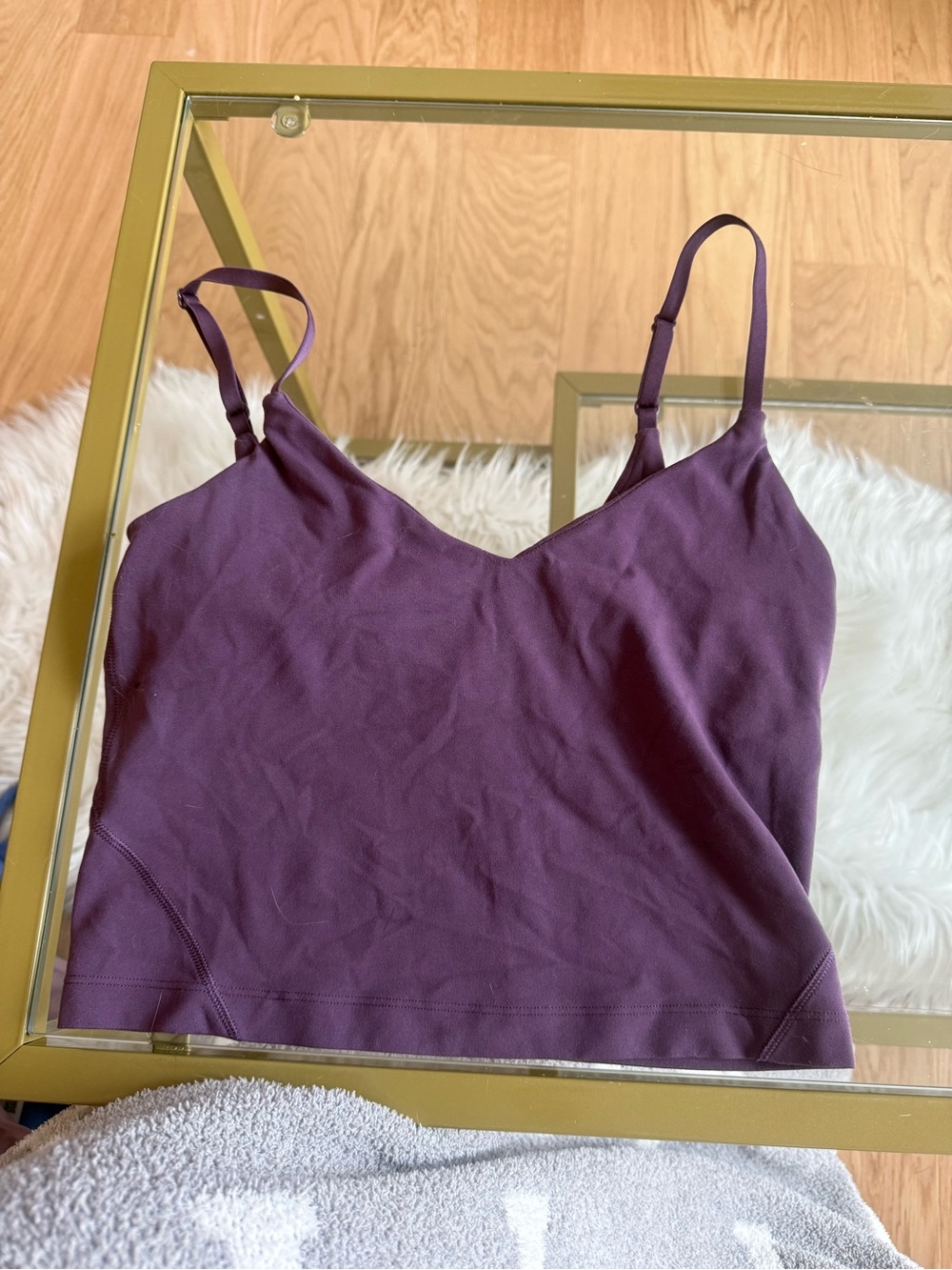 Lululemon align Plum V-Neck Adjustable Strap Tank Top